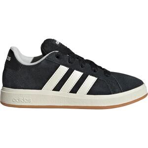 NWT adidas Unisex Grand Court 00s Kids Sneakers Black/Off White/Gum Size 2 US